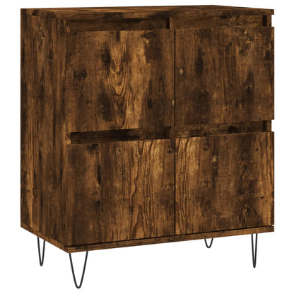 vidaXL Sideboard Smoked Oak 60x35x70 cm Engineered Wood 2