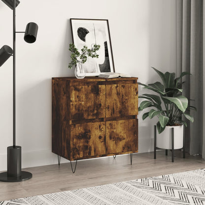 vidaXL Sideboard Smoked Oak 60x35x70 cm Engineered Wood 1