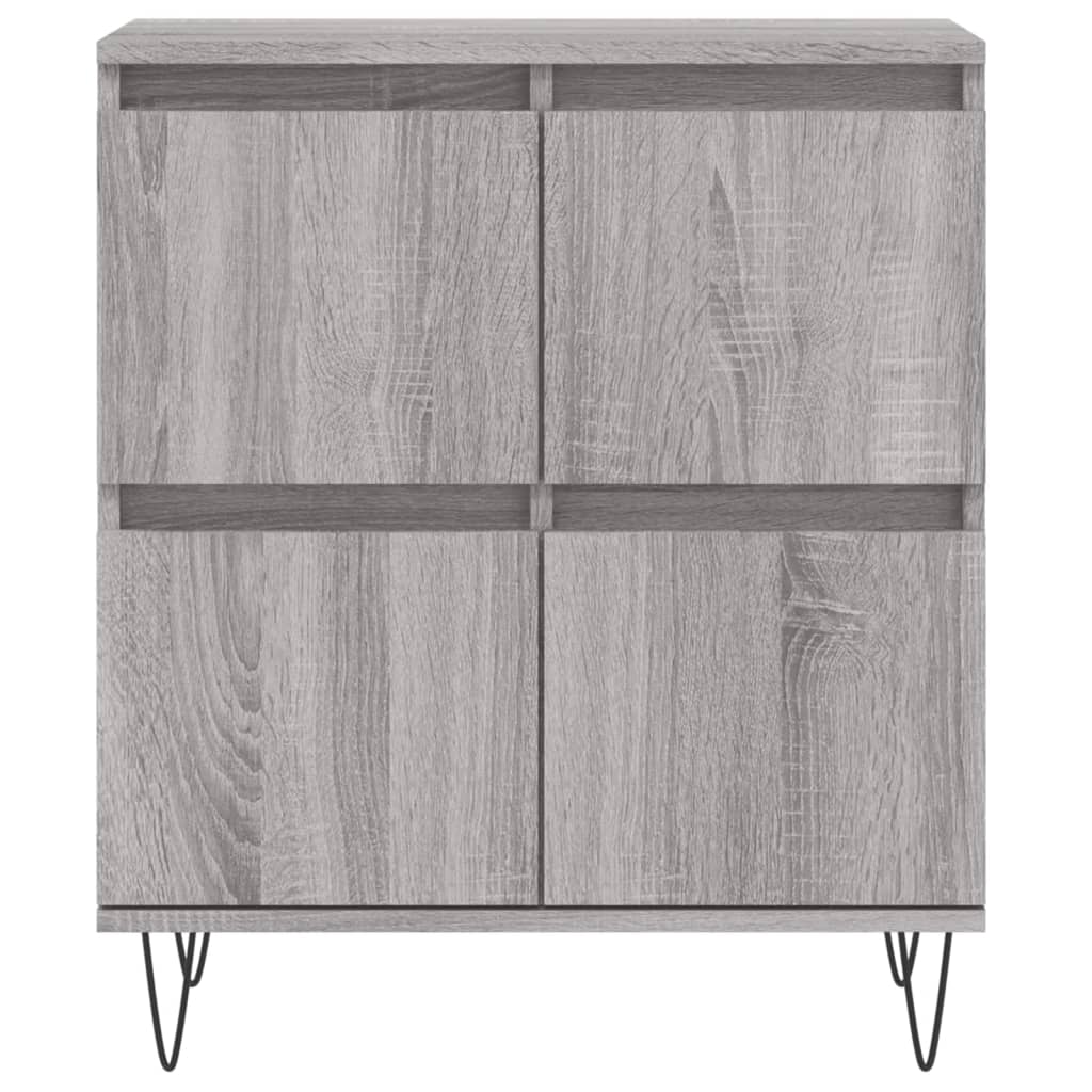 vidaXL Sideboard Grey Sonoma 60x35x70 cm Engineered Wood 5