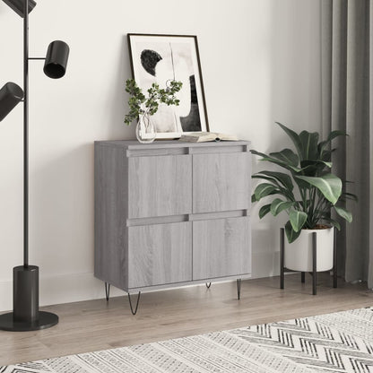 vidaXL Sideboard Grey Sonoma 60x35x70 cm Engineered Wood 1
