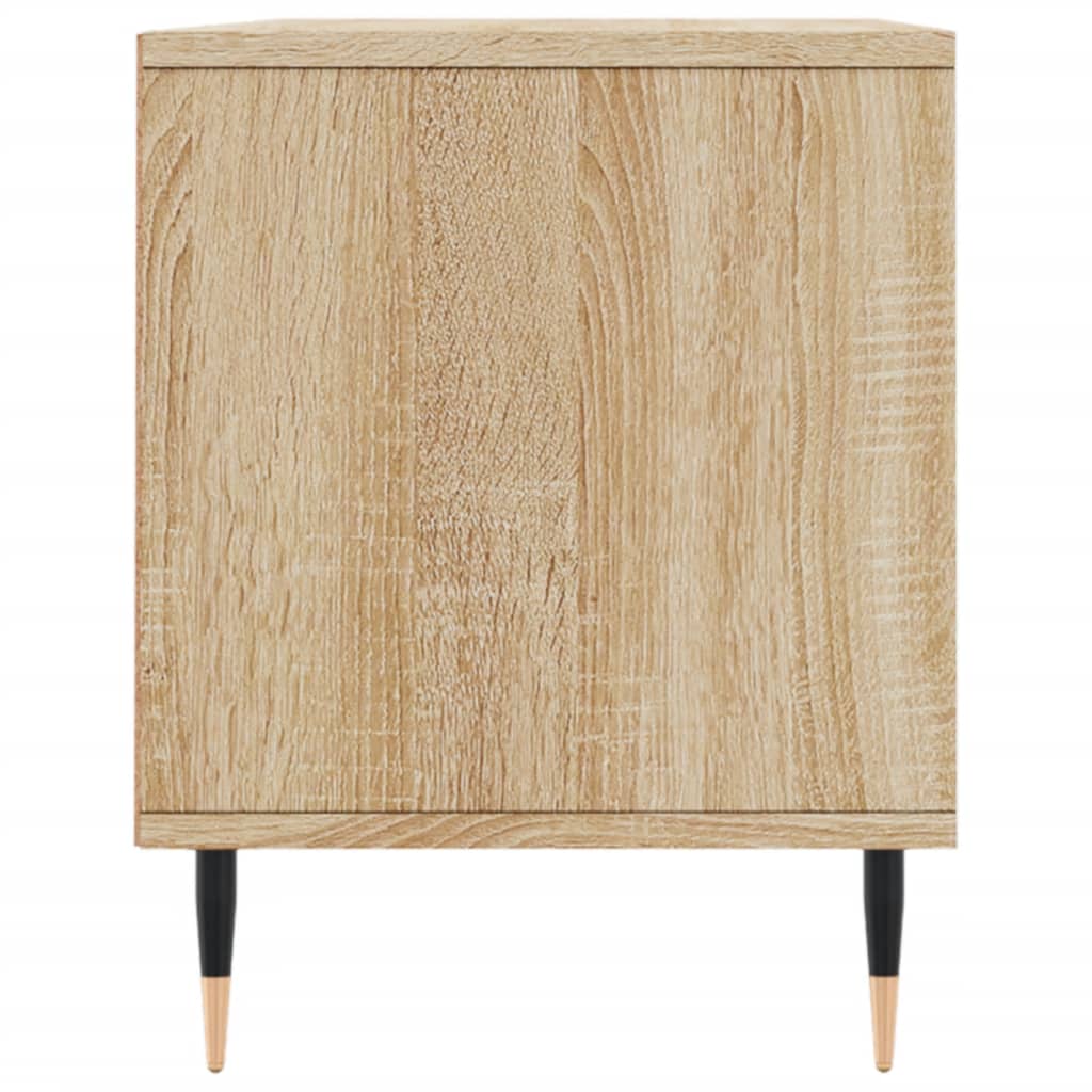 vidaXL TV Cabinet Sonoma Oak 100x34,5x44,5 cm Engineered Wood 6