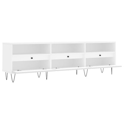 vidaXL TV Cabinet White 150x30x44.5 cm Engineered Wood 6