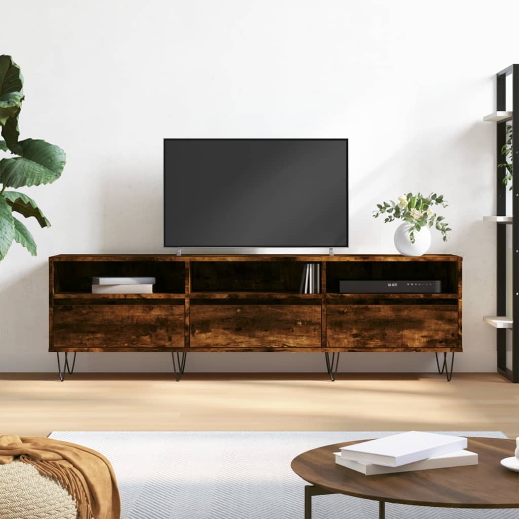TV Cabinet 150x30x44,5 cm Engineered Wood Smoked oak