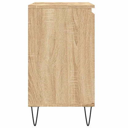 vidaXL Bathroom Cabinet Sonoma Oak 58x33x60 cm Engineered Wood 6
