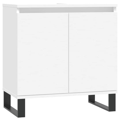 vidaXL Bathroom Cabinet White 58x33x60 cm Engineered Wood 2
