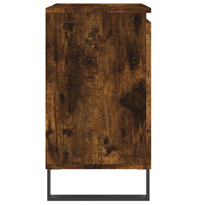 vidaXL Bathroom Cabinet Smoked Oak 58x33x60 cm Engineered Wood 6