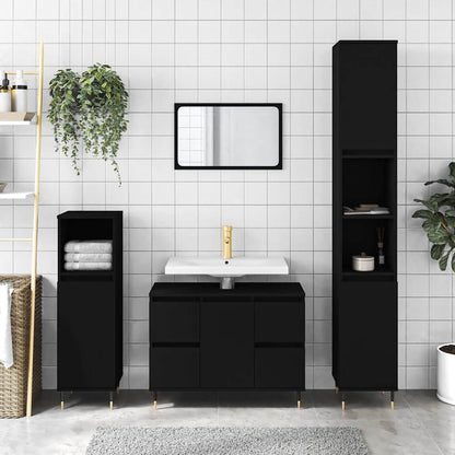 vidaXL Bathroom Cabinet 80x33x60 cm Engineered Wood