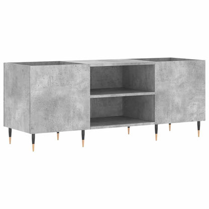 vidaXL Record Cabinet Concrete Grey 121x38x48 cm Engineered Wood 2