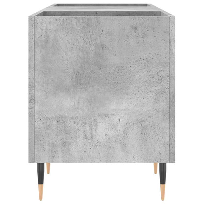 vidaXL Record Cabinet Concrete Grey 121x38x48 cm Engineered Wood 5