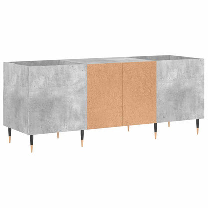 vidaXL Record Cabinet Concrete Grey 121x38x48 cm Engineered Wood 6