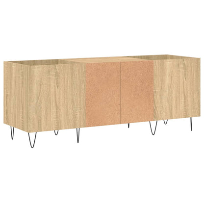 vidaXL Record Cabinet Sonoma Oak 121x38x48 cm Engineered Wood 6