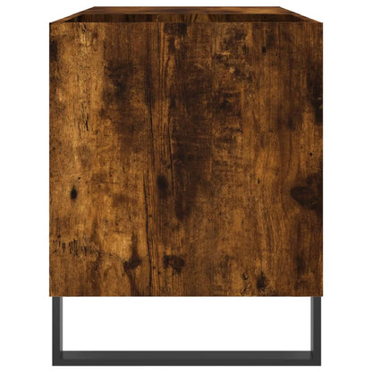 vidaXL Record Cabinet Smoked Oak 85x38x48 cm Engineered Wood 5