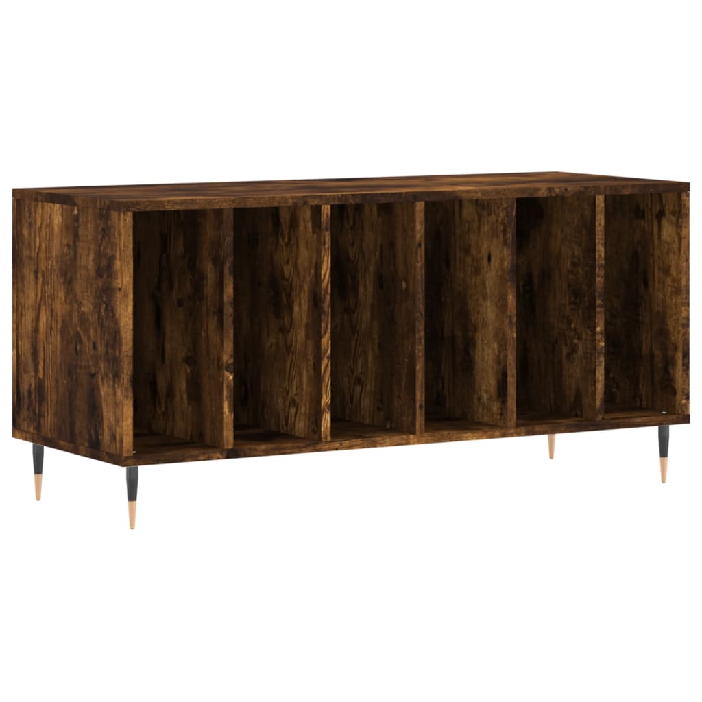 Record Cabinet 100x38x48 cm Engineered Wood Smoked oak