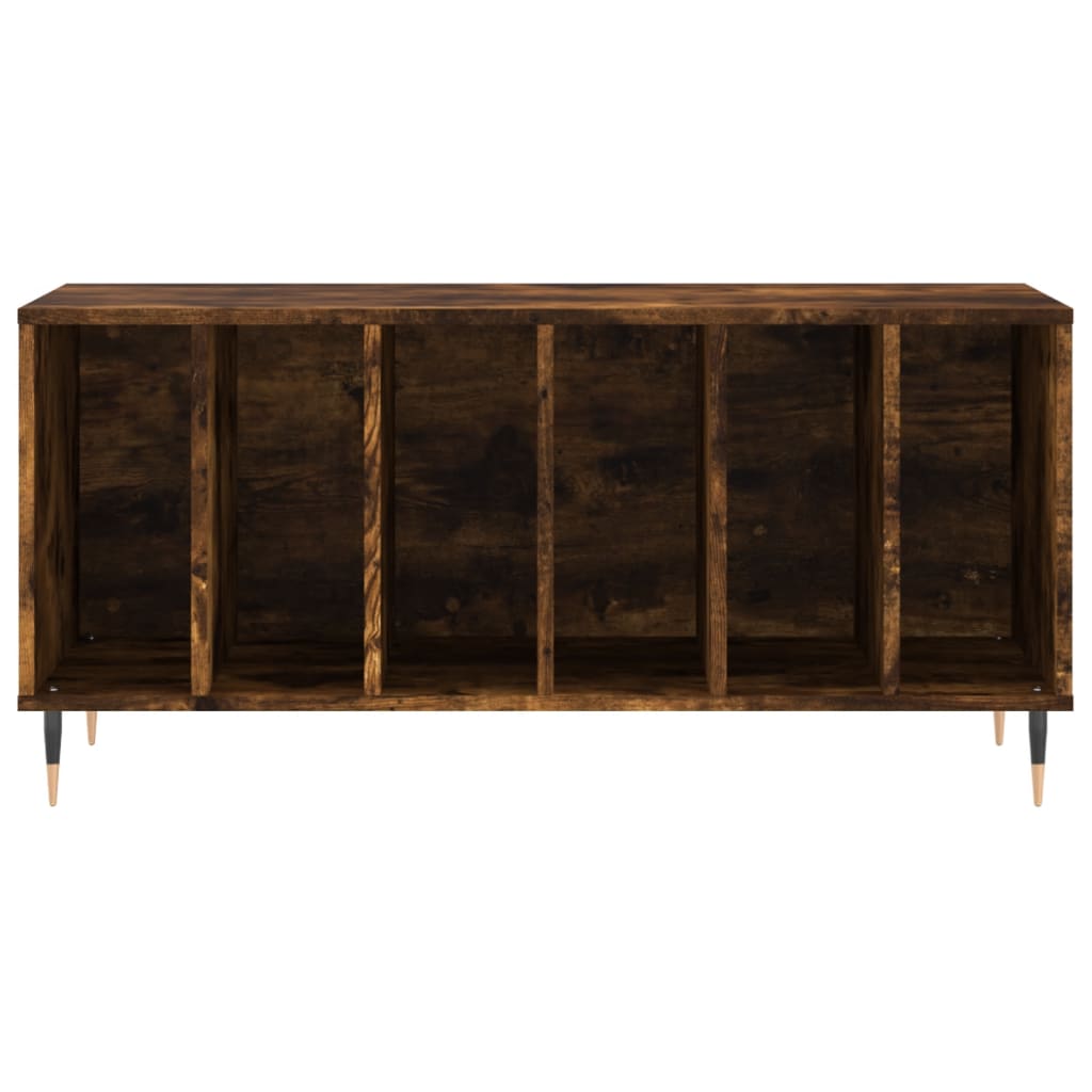 Record Cabinet 100x38x48 cm Engineered Wood Smoked oak