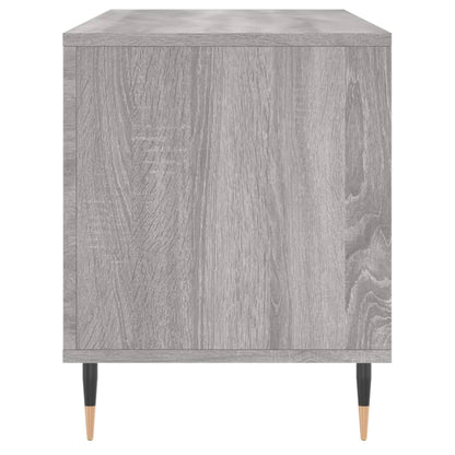 vidaXL Record Cabinet Grey Sonoma 100x38x48 cm Engineered Wood 5