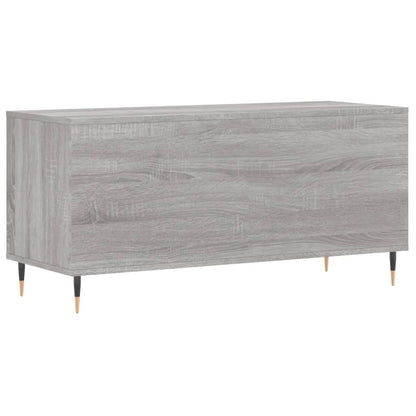 vidaXL Record Cabinet Grey Sonoma 100x38x48 cm Engineered Wood 6