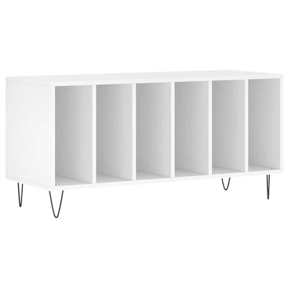 vidaXL Record Cabinet White 100x38x48 cm Engineered Wood 2
