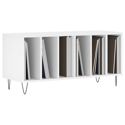 vidaXL Record Cabinet White 100x38x48 cm Engineered Wood 3