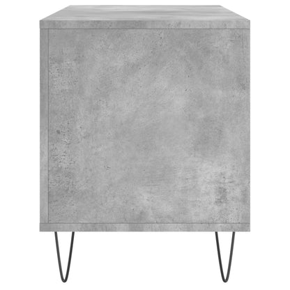 vidaXL Record Cabinet Concrete Grey 100x38x48 cm Engineered Wood 5