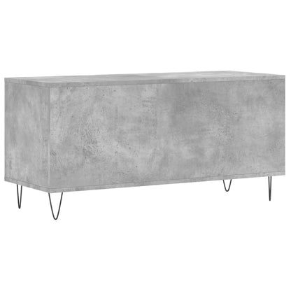 vidaXL Record Cabinet Concrete Grey 100x38x48 cm Engineered Wood 6