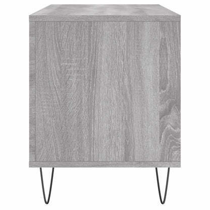 vidaXL Record Cabinet Grey Sonoma 100x38x48 cm Engineered Wood 5