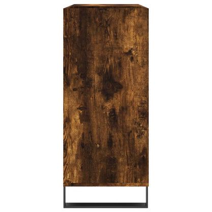 vidaXL Record Cabinet Smoked Oak 84,5x38x89 cm Engineered Wood 5