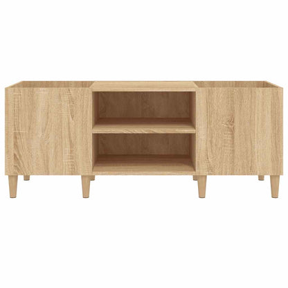 vidaXL Record Cabinet Sonoma Oak 121x38x48 cm Engineered Wood 5