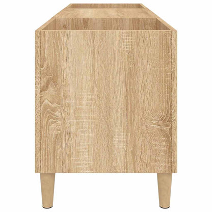 vidaXL Record Cabinet Sonoma Oak 121x38x48 cm Engineered Wood 6