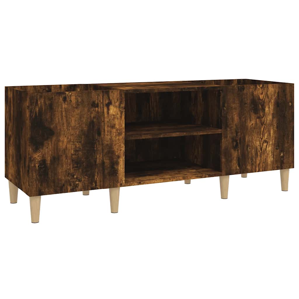 Record Cabinet Engineered Wood Smoked oak 121 x 38 x 48 cm