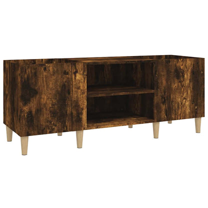 Record Cabinet Engineered Wood Smoked oak 121 x 38 x 48 cm