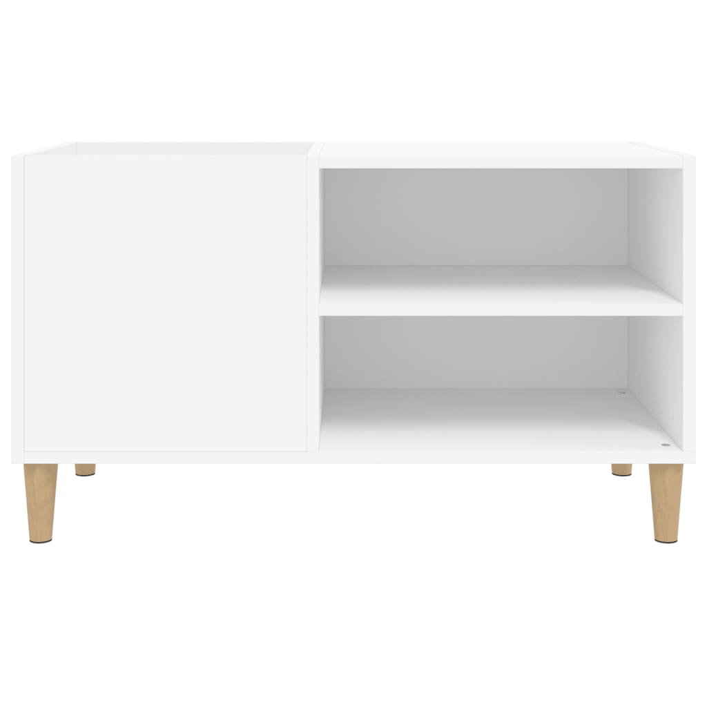 vidaXL Record Cabinet White 84.5x38x48 cm Engineered Wood 5