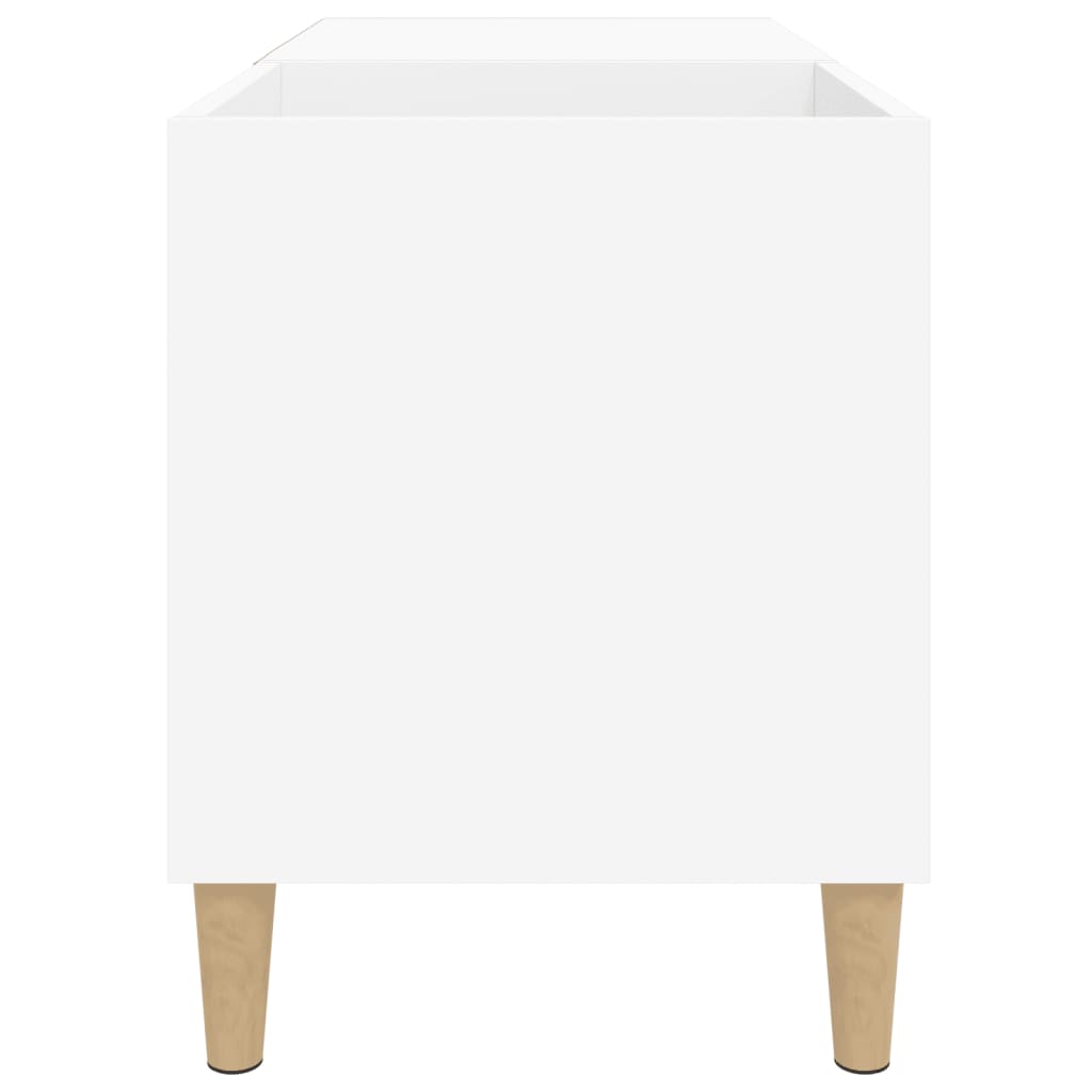vidaXL Record Cabinet White 84.5x38x48 cm Engineered Wood 6