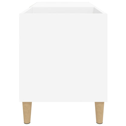 vidaXL Record Cabinet White 84.5x38x48 cm Engineered Wood 6