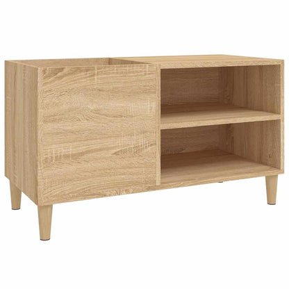 vidaXL Record Cabinet Sonoma Oak 84.5x38x48 cm Engineered Wood 2
