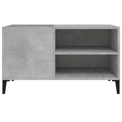 vidaXL Record Cabinet Concrete Grey 84,5x38x48 cm Engineered Wood 4