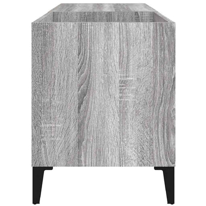 vidaXL Record Cabinet Grey Sonoma 84,5x38x48 cm Engineered Wood 5