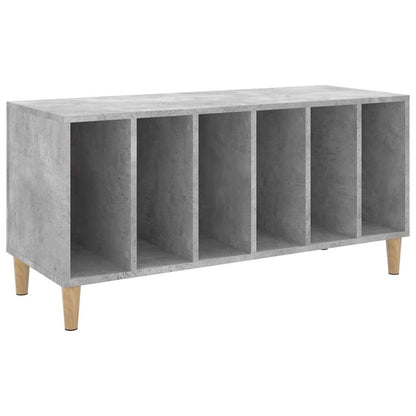 vidaXL Record Cabinet Concrete Grey 100x38x48 cm Engineered Wood 2