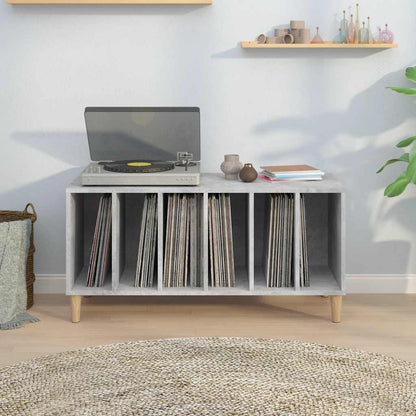 vidaXL Record Cabinet Concrete Grey 100x38x48 cm Engineered Wood 3