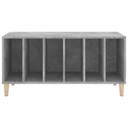vidaXL Record Cabinet Concrete Grey 100x38x48 cm Engineered Wood 5