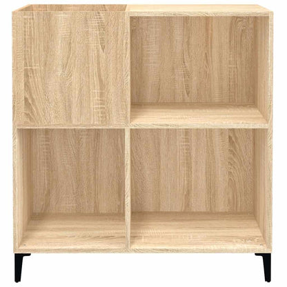 vidaXL Record Cabinet Sonoma Oak 84.5x38x89 cm Engineered Wood 5