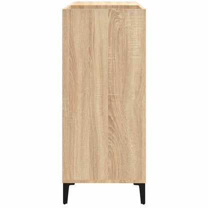 vidaXL Record Cabinet Sonoma Oak 84.5x38x89 cm Engineered Wood 6