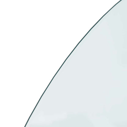 vidaXL Fireplace Glass Plate Transparent 1200 x 600 mm Glass 6