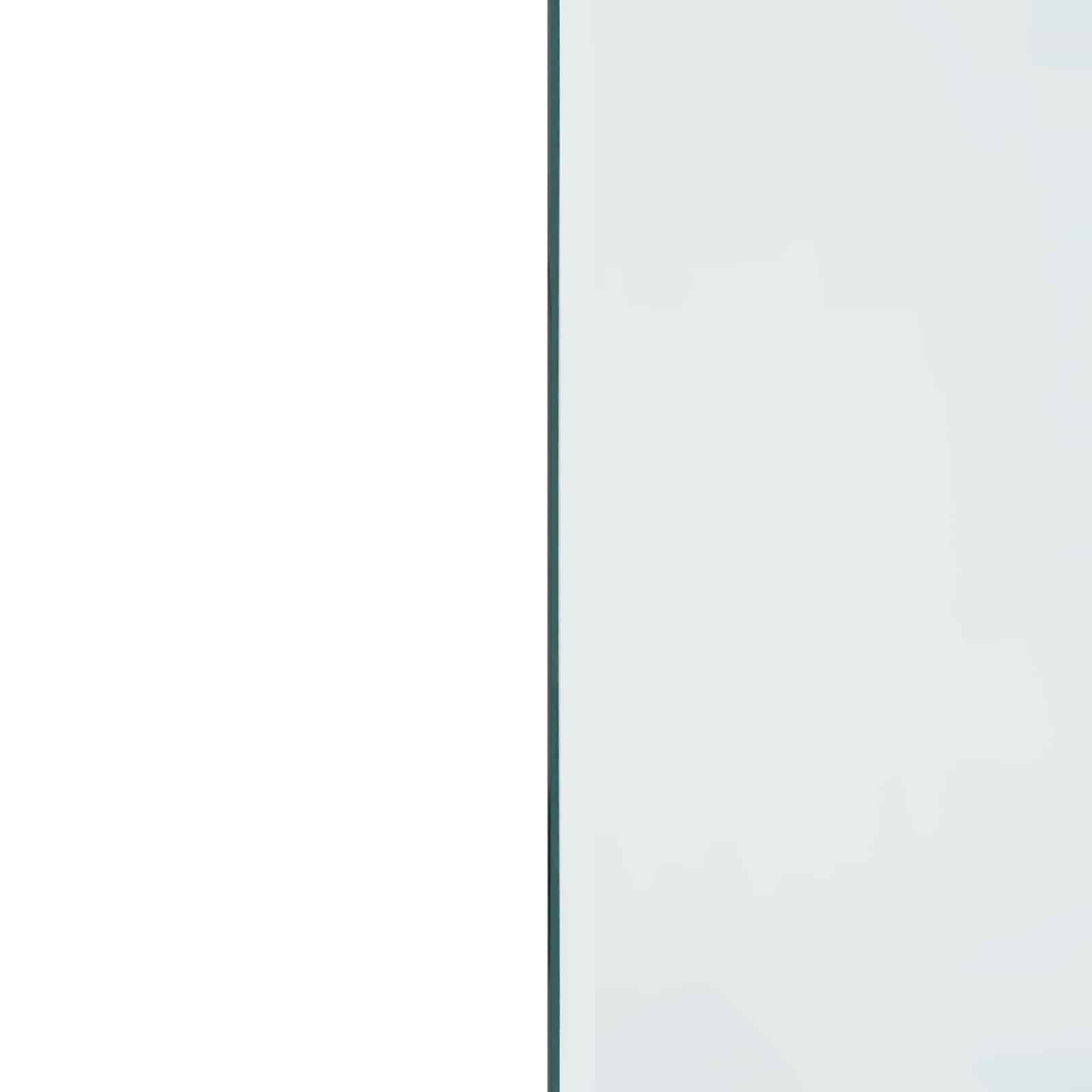 vidaXL Fireplace Glass Plate Transparent 120 x 60 cm Glass 6