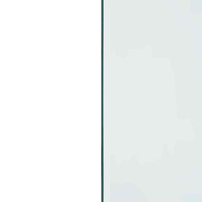 vidaXL Fireplace Glass Plate Transparent 120 x 60 cm Glass 6