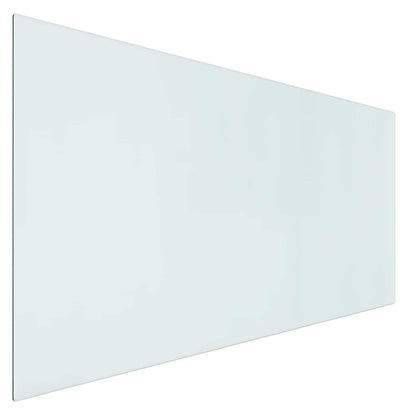 vidaXL Fireplace Glass Plate Transparent 120 x 60 cm Glass 2