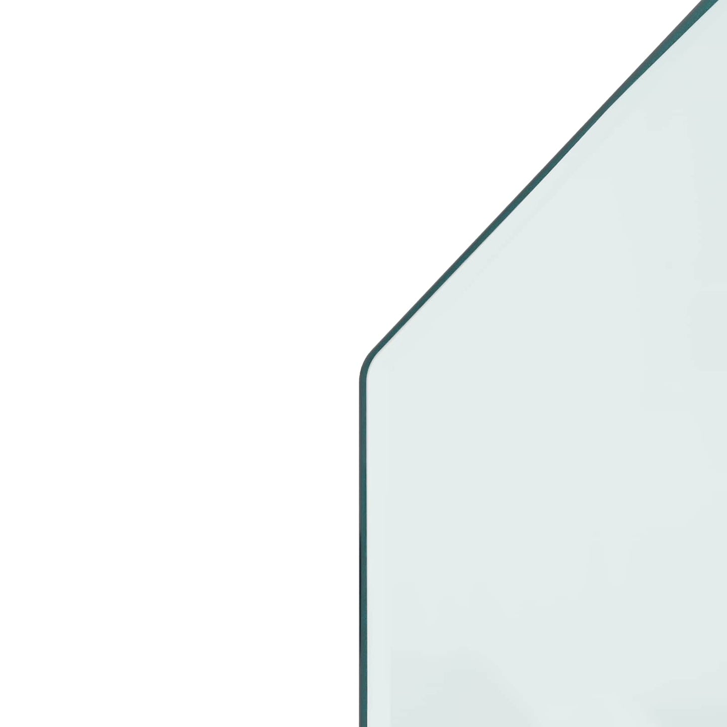 vidaXL Fireplace Glass Plate Transparent 120 x 50 cm Glass 6