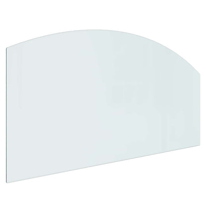 vidaXL Fireplace Glass Plate Transparent 120 x 60 cm Glass 2
