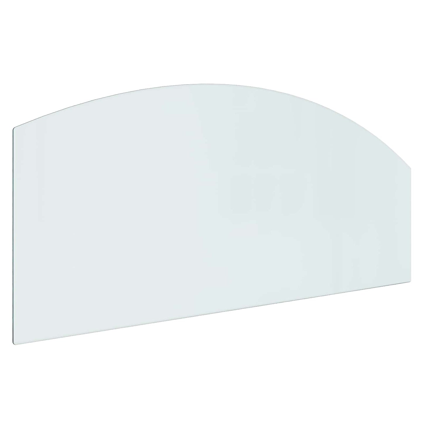 vidaXL Fireplace Glass Plate Transparent 120 x 50 cm Glass 2