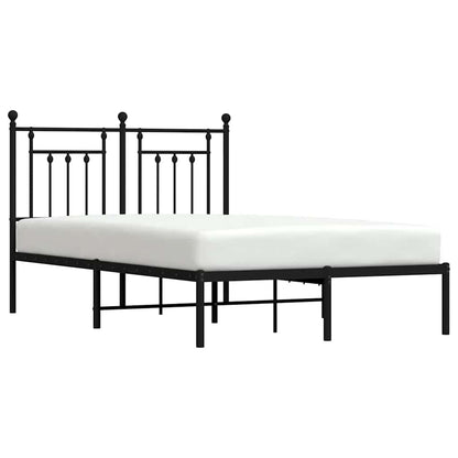 vidaXL Bed Frame | Black | Powder-Coated Steel | Double | Bed Frame 5
