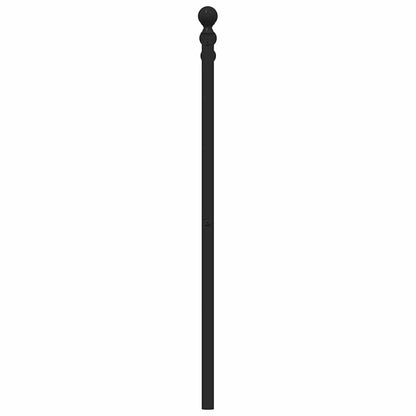 vidaXL Metal Replace Headboard Black 135 cm 5
